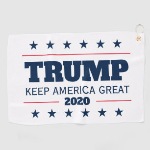 Donald Trump republican keep america great Golf Towel