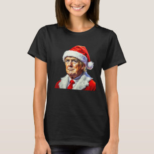 Donald Trump Santa 2024 Xmas T-Shirt