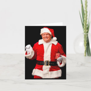 Donald Trump Santa Claus Christmas Xmas Usa Presid Card