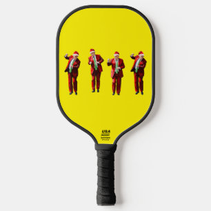 Donald Trump Shuffle Christmas Pickleball Paddle