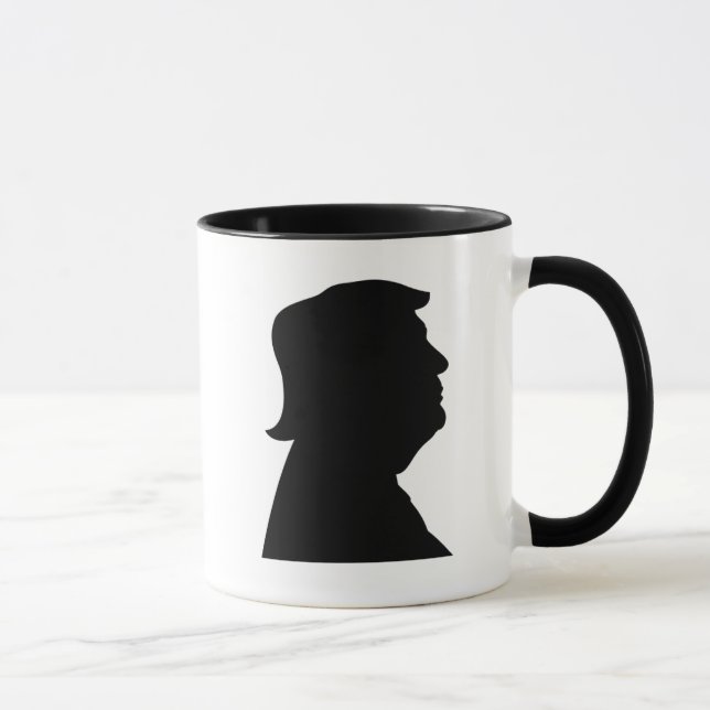 Donald Trump Silhouette popular bold Mug (Right)