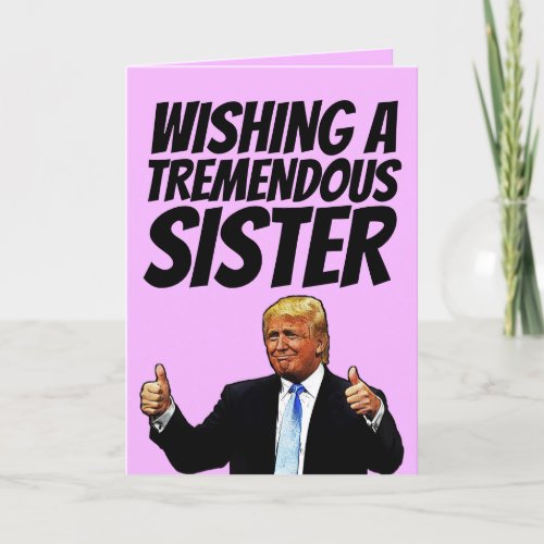 DONALD TRUMP SISTER HELLO CARDS