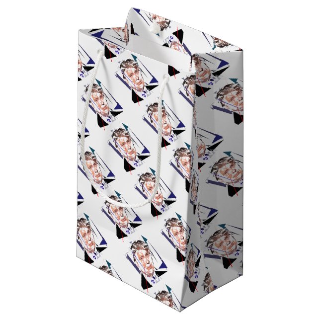 Donald Trump Small Gift Bag (Front Angled)