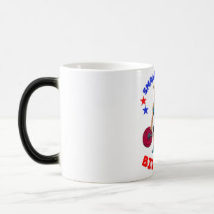 DONALD TRUMP- SMALL HANDS, BIG GUNS COLOR MORPH MUG