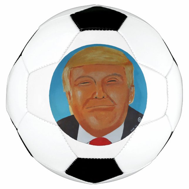Donald Trump soccer ball (Front)