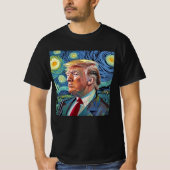 Donald Trump Starry Night Van Gogh Art Style 2024 T-Shirt (Front)