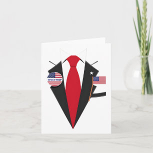 Donald Trump Suit And Tie Halloween Costume 1  Card