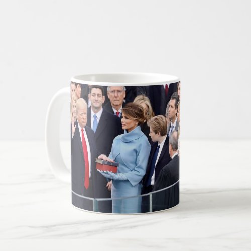 Donald Trump Swearing_In as 45th President Coffee Mug