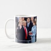 Donald Trump Swearing-In as 45th President Coffee Mug (Left)