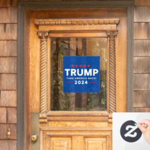 Donald Trump  Take America Back  Window Cling