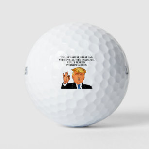 Donald Trump - terrific dad fathers day birthday Golf Balls