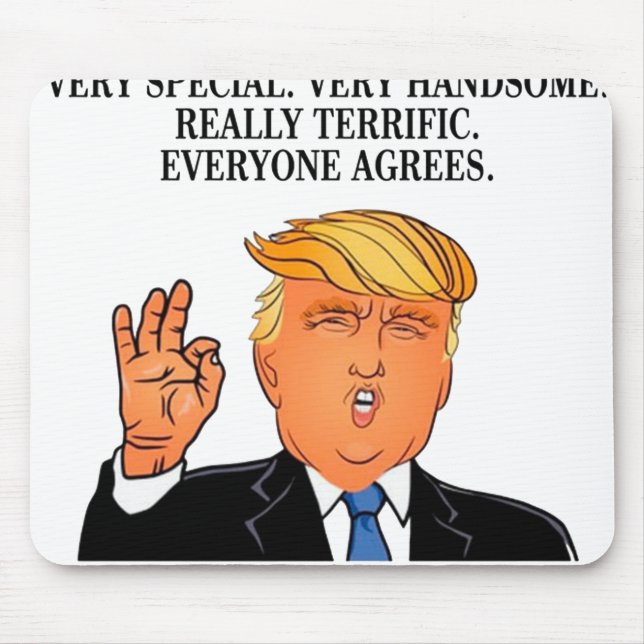 Donald Trump - terrific dad fathers day birthday Mouse Pad (Front)