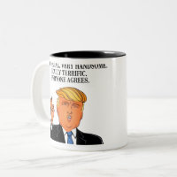 Your A Great Papa Donald Trump Front & Back Coffee Mug