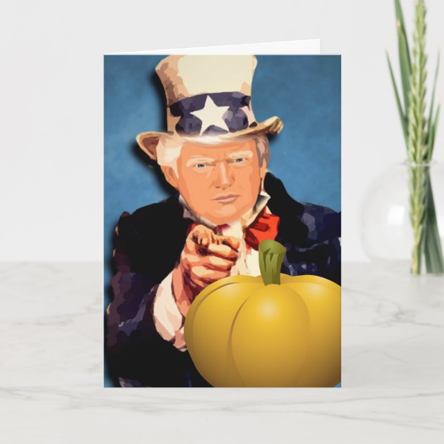 DONALD TRUMP THANKSGIVING CARDS (Front)