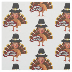 donald trump thanksgiving turkey fabric
