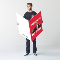 DONALD TRUMP THUMBS UP OVERSIZED BIRTHDAY CARD