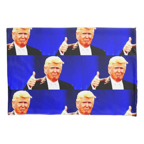 DONALD TRUMP THUMBS UP PILLOWCASES