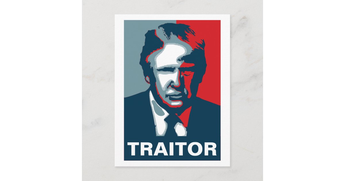 TRAITOR Sign | Postcard