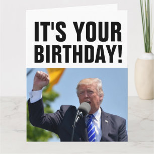 DONALD TRUMP TREMENDOUS BIRTHDAY OVERSIZED CARDS