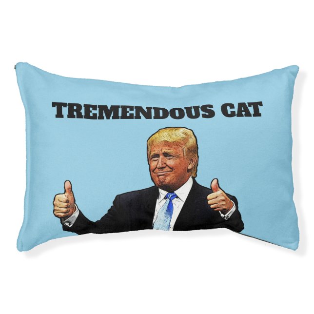 DONALD TRUMP TREMENDOUS CAT BED (Front)