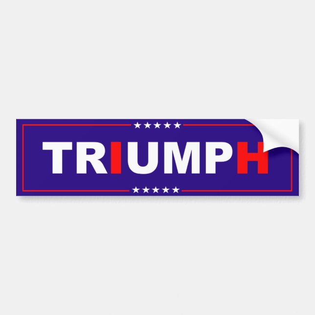 Donald Trump Triumph Bumper Sticker (Front)