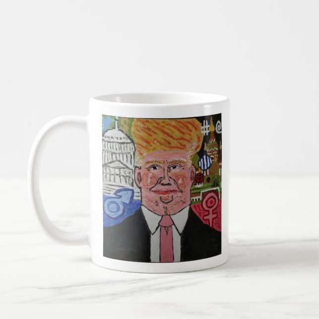 Donald Trump "Trumpy" Mug: POTUS 45 Coffee Mug (Left)