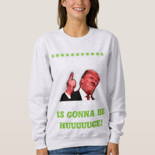 Donald Trump Ugly Christmas Sweater for Women