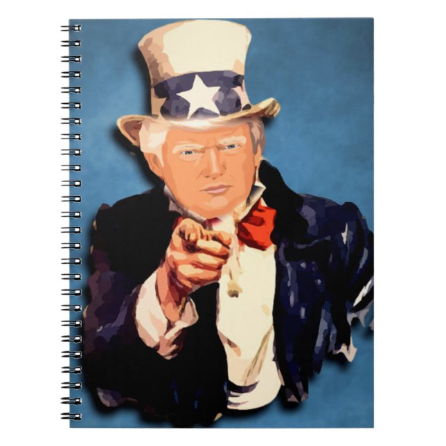 DONALD TRUMP UNCLE SAM NOTEBOOK JOURNAL  (Front)
