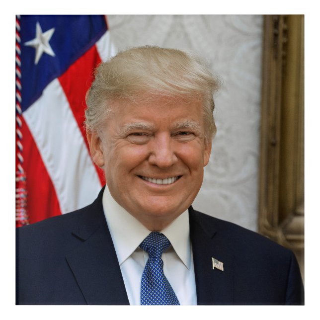 Donald Trump US President White House MAGA 2024  Acrylic Print (Front)