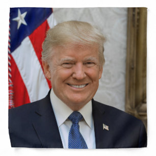 Donald Trump US President White House MAGA 2024 Bandana
