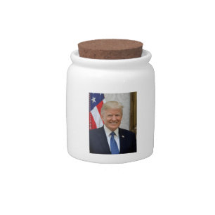 Donald Trump US President White House MAGA 2024 Candy Jar