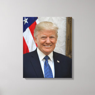 Donald Trump US President White House MAGA 2024 Canvas Print