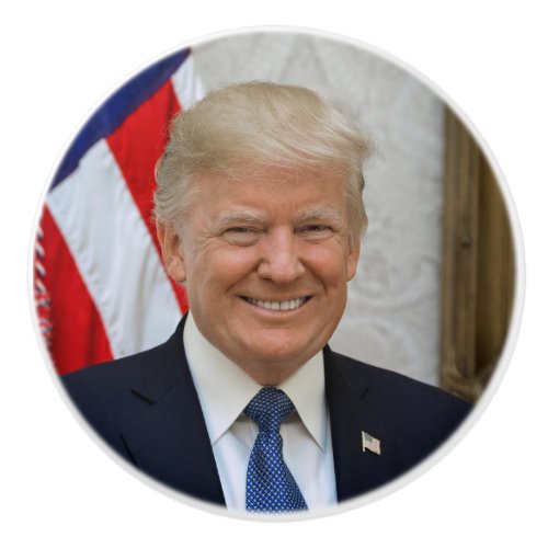 Donald Trump US President White House MAGA 2024  Ceramic Knob