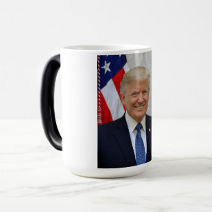 Donald Trump US President White House MAGA 2024 Color Morph Mug