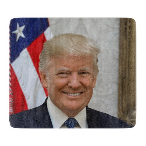 Donald Trump US President White House MAGA 2024  Cutting Board