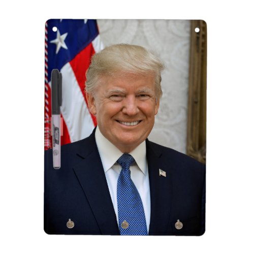 Donald Trump US President White House MAGA 2024  Dry Erase Board