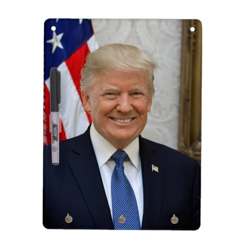 Donald Trump US President White House MAGA 2024  Dry Erase Board