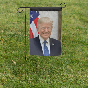 Donald Trump US President White House MAGA 2024  Garden Flag