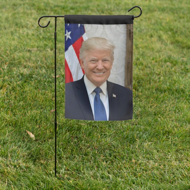 Donald Trump US President White House MAGA 2024  Garden Flag (In SItu)