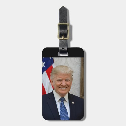 Donald Trump US President White House MAGA 2024  Luggage Tag