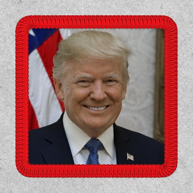Donald Trump US President White House MAGA 2024  Patch (Front)