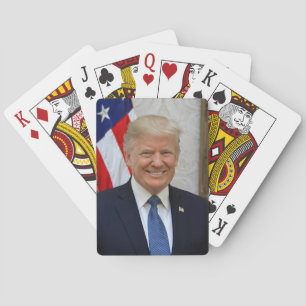 Donald Trump US President White House MAGA 2024  Poker Cards