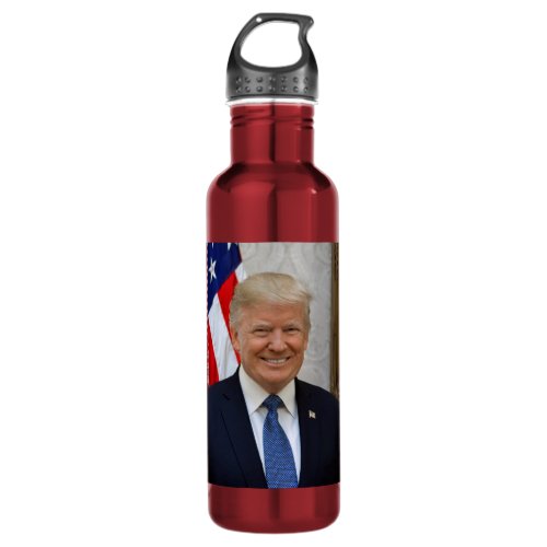 Donald Trump US President White House MAGA 2024  Stainless Steel Water Bottle