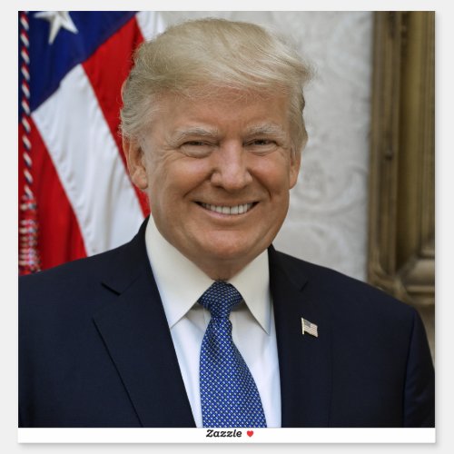 Donald Trump US President White House MAGA 2024  Sticker