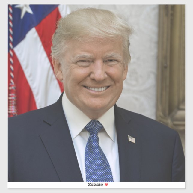 Donald Trump US President White House MAGA 2024  Sticker (Sheet)