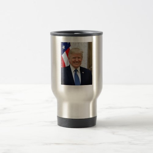 Donald Trump US President White House MAGA 2024  Travel Mug
