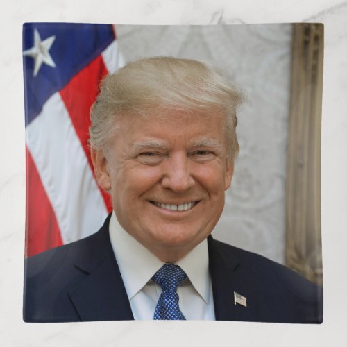 Donald Trump US President White House MAGA 2024  Trinket Tray