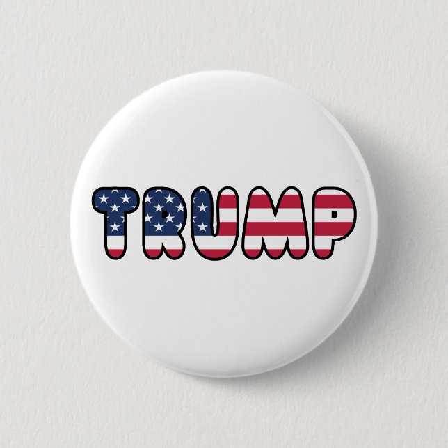 Donald Trump USA President Election 2016 Pinback Button (Front)