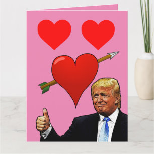 DONALD TRUMP VALENTINE'S DAY CARDS