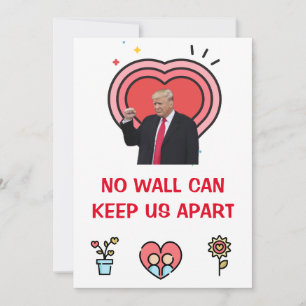 donald trump valentines day  FUNNY Holiday Card